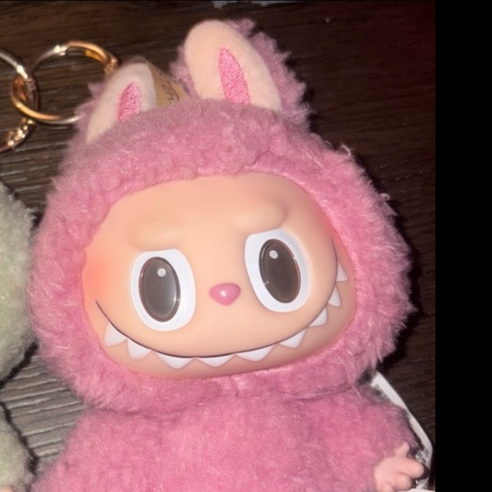 PINK Labubus real from pop-mart website never used just had displayed